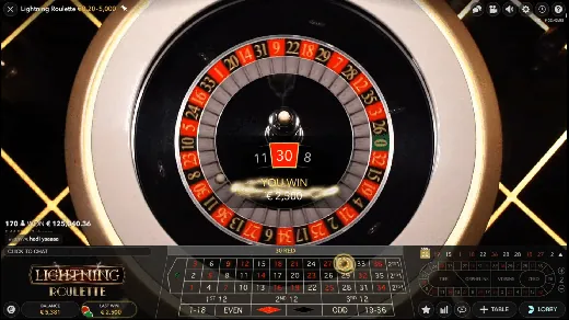 Live Lightning Roulette